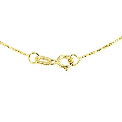 0.57 Carat 14K Solid Yellow Gold Faith Citrine Diamond Necklace