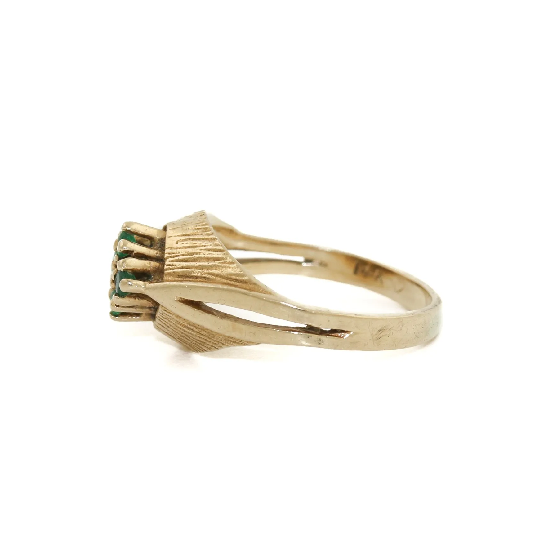 14k Art Deco Cocktail  Ring