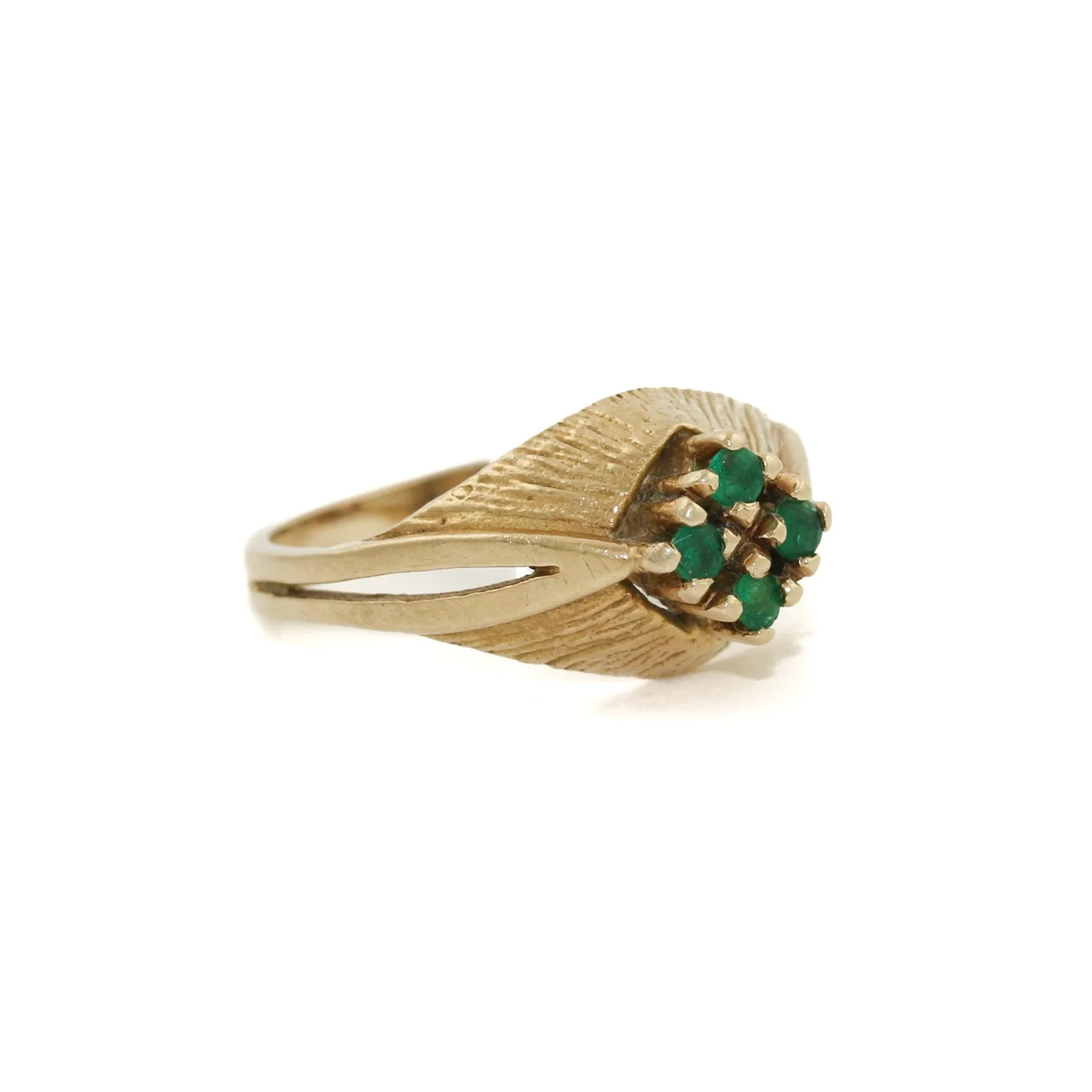 14k Art Deco Cocktail  Ring