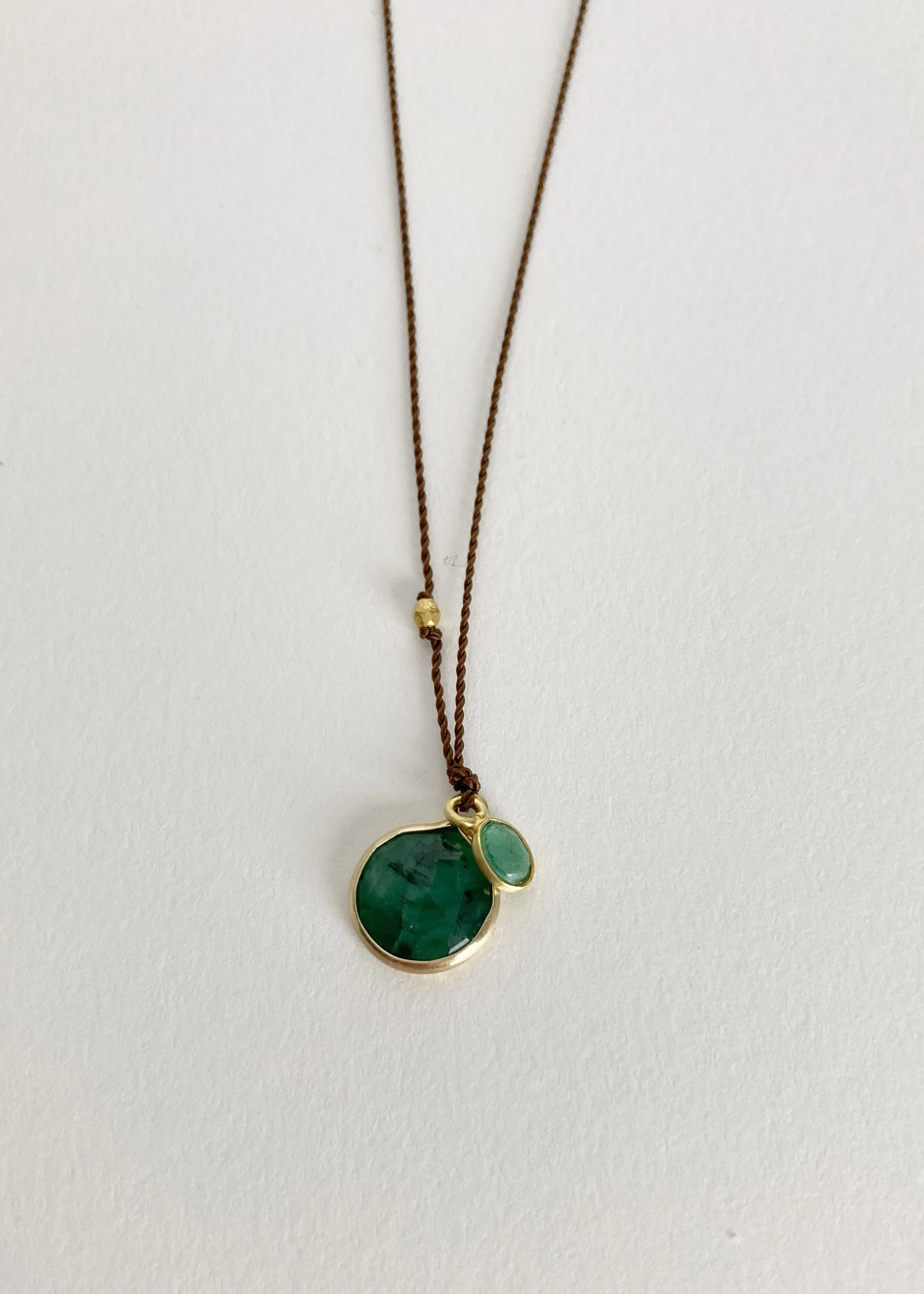 14kt/18kt Emerald Necklace