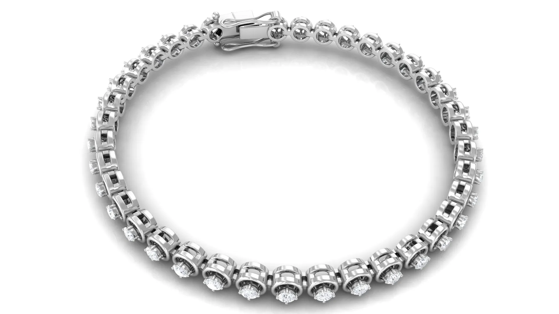 1.50 CT Zircon Tennis Bracelet