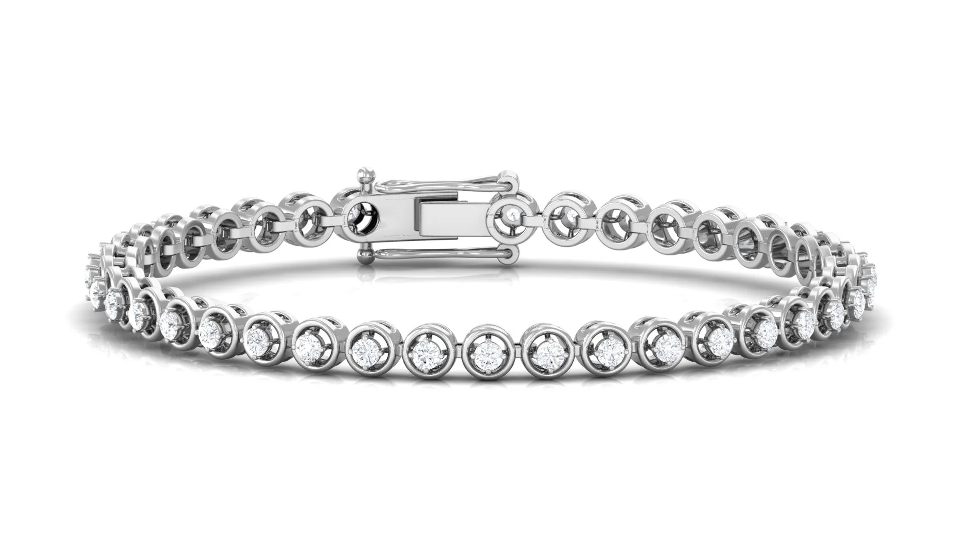 1.50 CT Zircon Tennis Bracelet