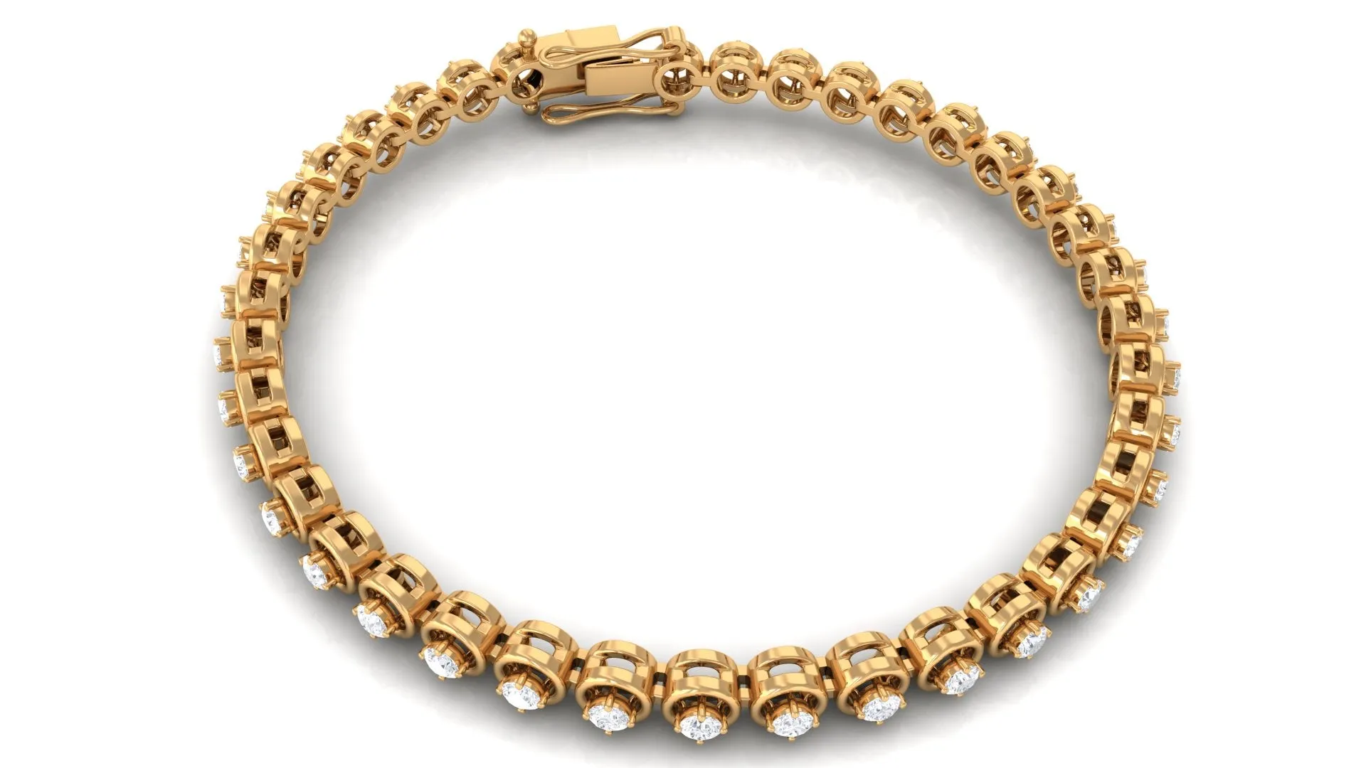 1.50 CT Zircon Tennis Bracelet