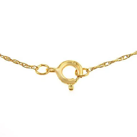 4.35 Carat 14K Solid Yellow Gold Time Stays Citrine Necklace