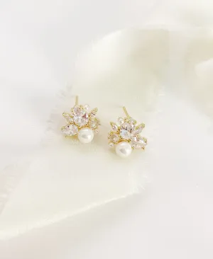 Adelia Pearl Stud Earrings