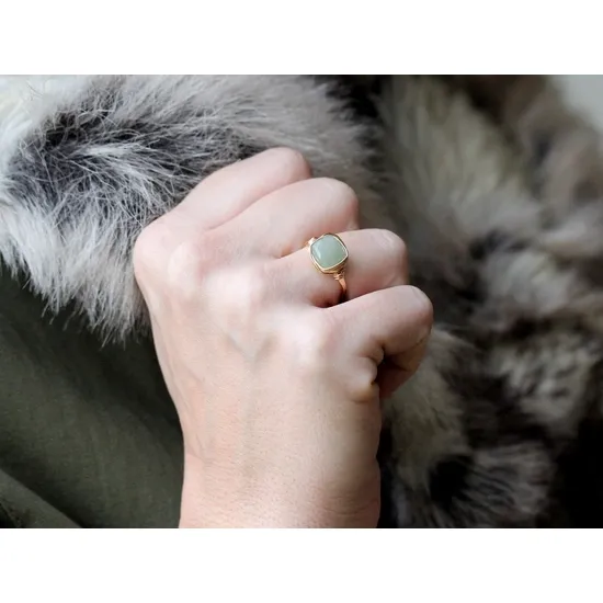 aquamarine cocktail ring