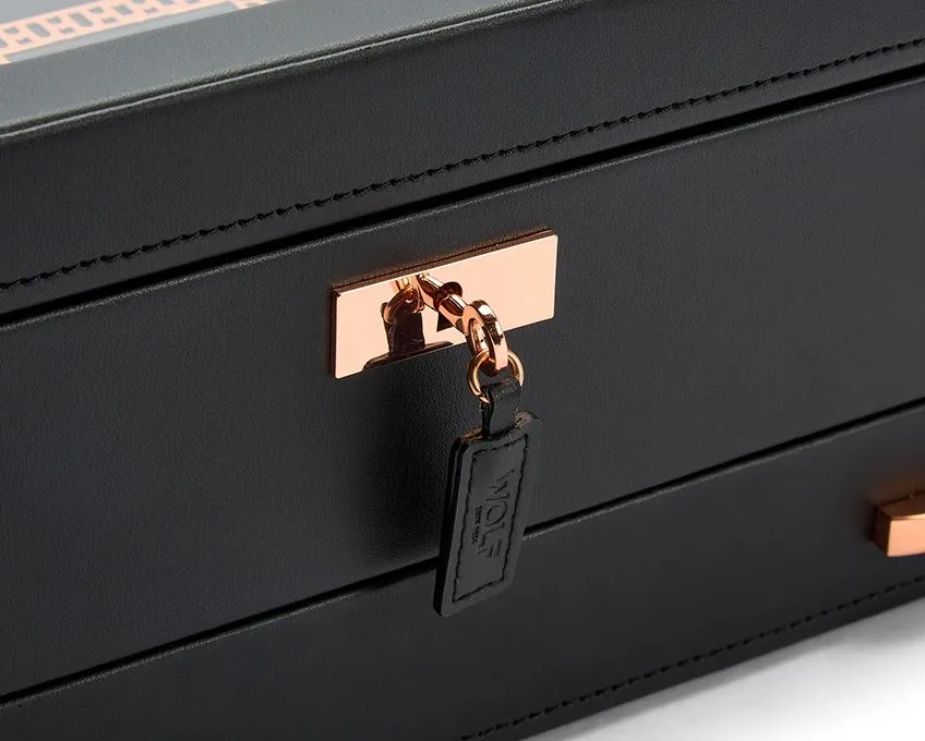 Axis 10 Piece Watch Box With Drawer (Copper)