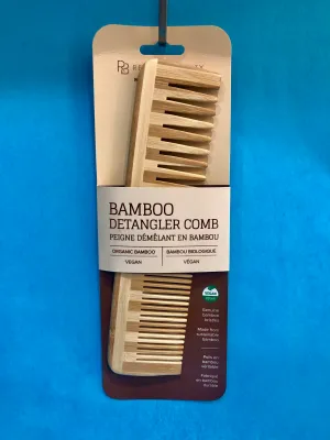 Bamboo Detangler Comb