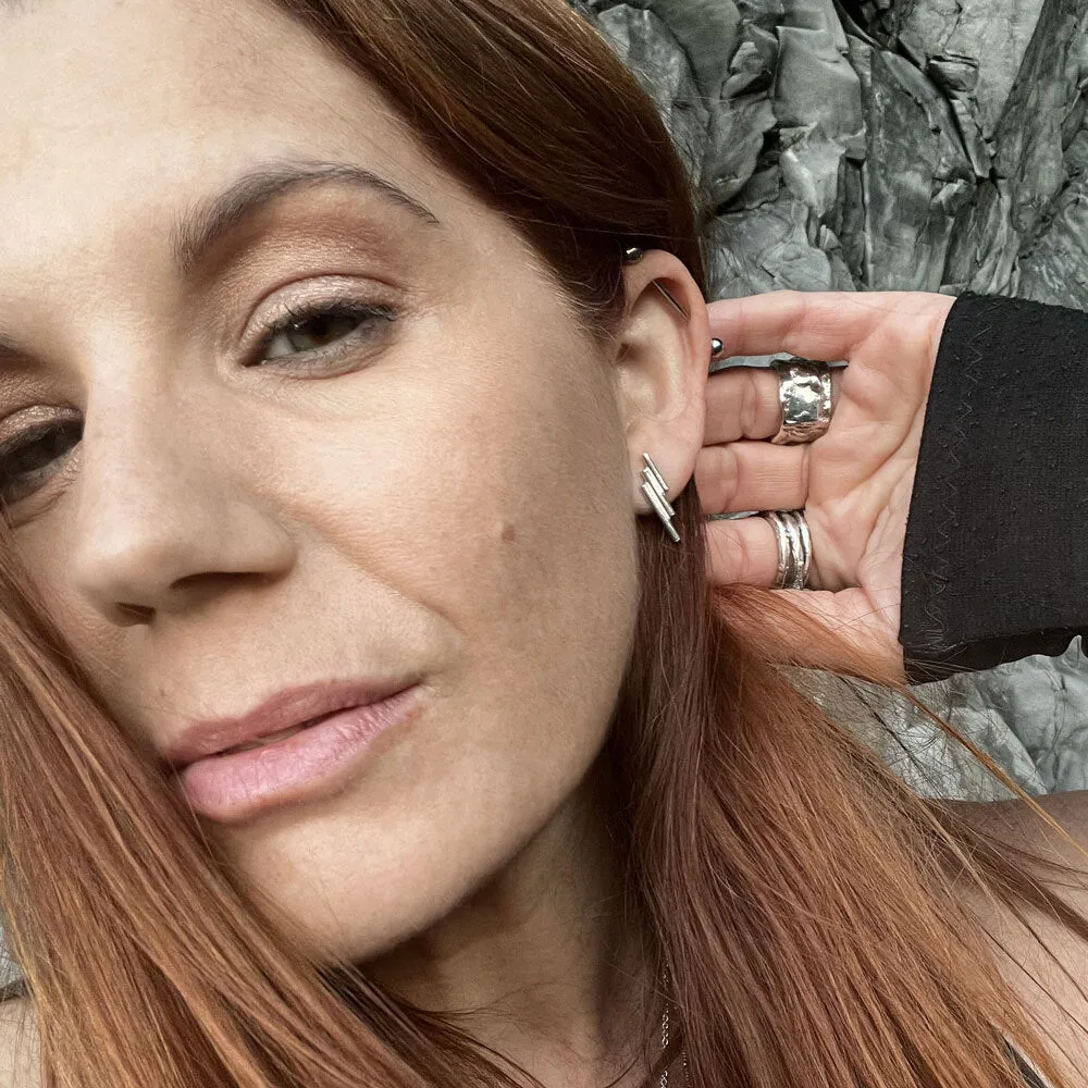 Basalt Stud Earrings