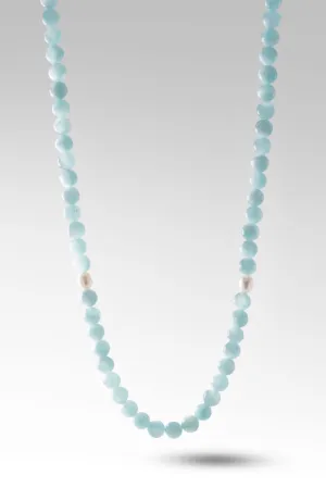 Beaded Green Iridescent Necklace™ in Watermark