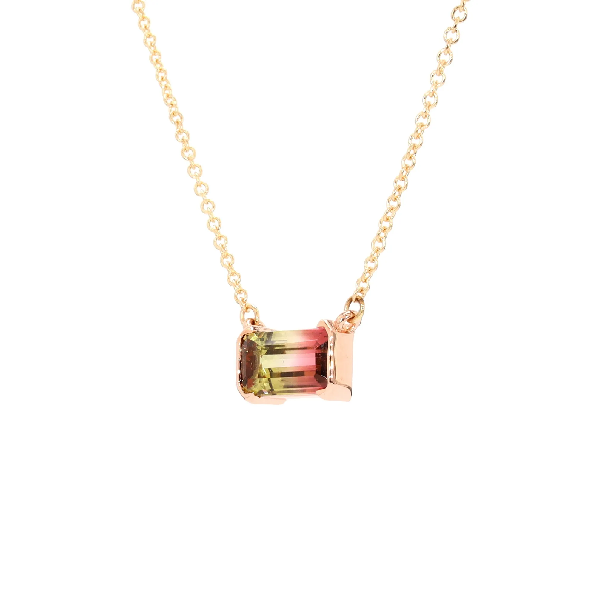 Bicolor Tourmaline Necklace