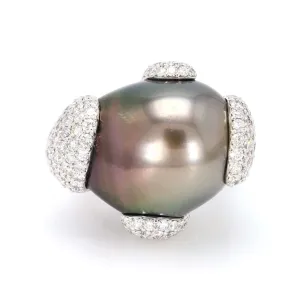 Black South Sea Ring