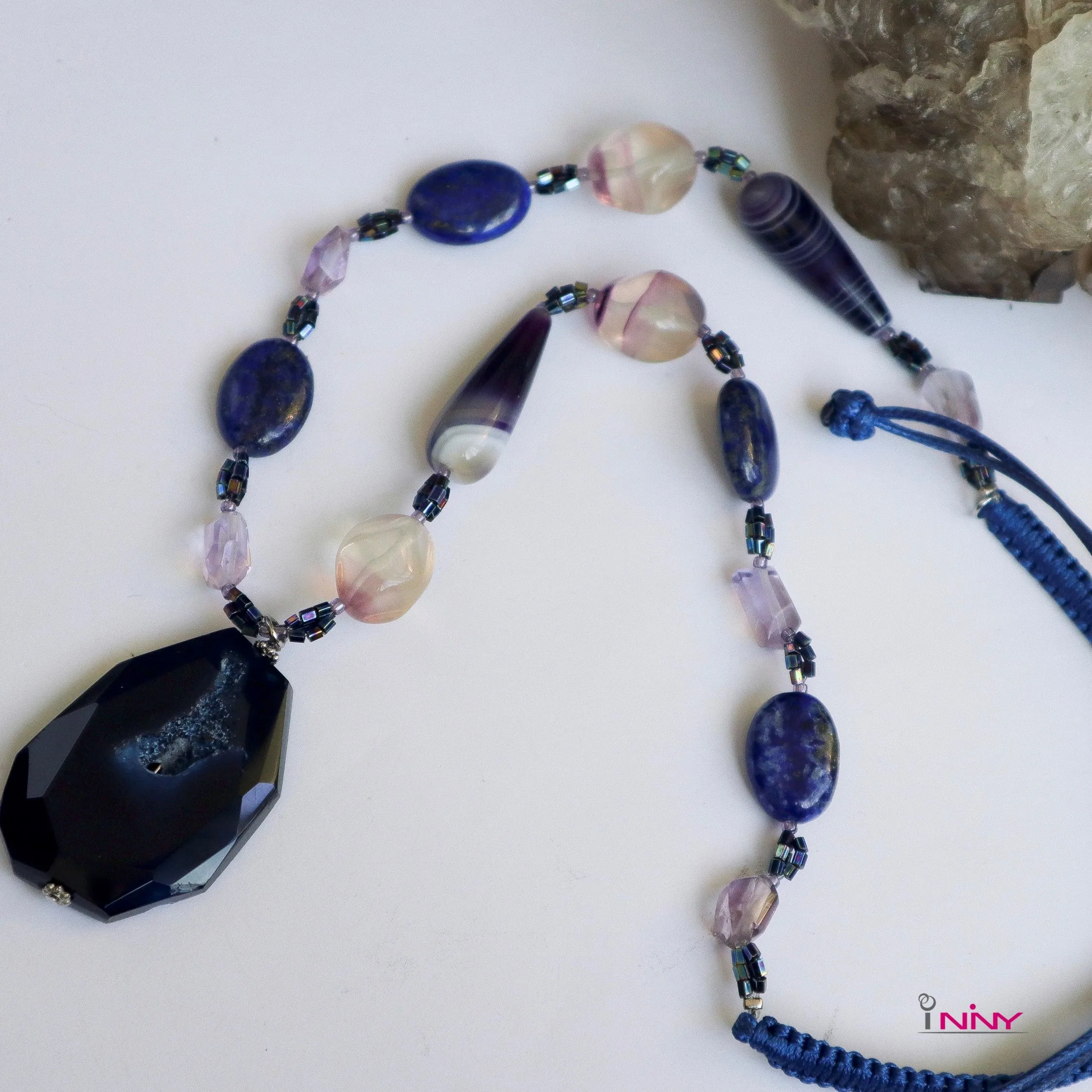 Blue Agate Series Necklace