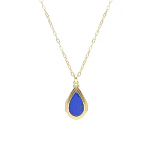 Bona Fide Birnen Schnitt Lapislazuli Medaillon