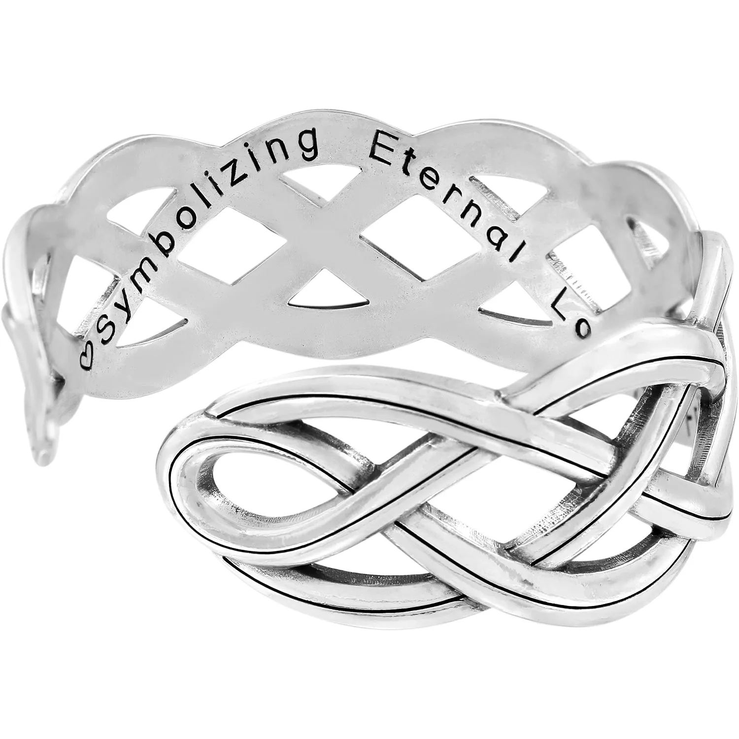 Brighton Interlok Braid Cuff Bracelet