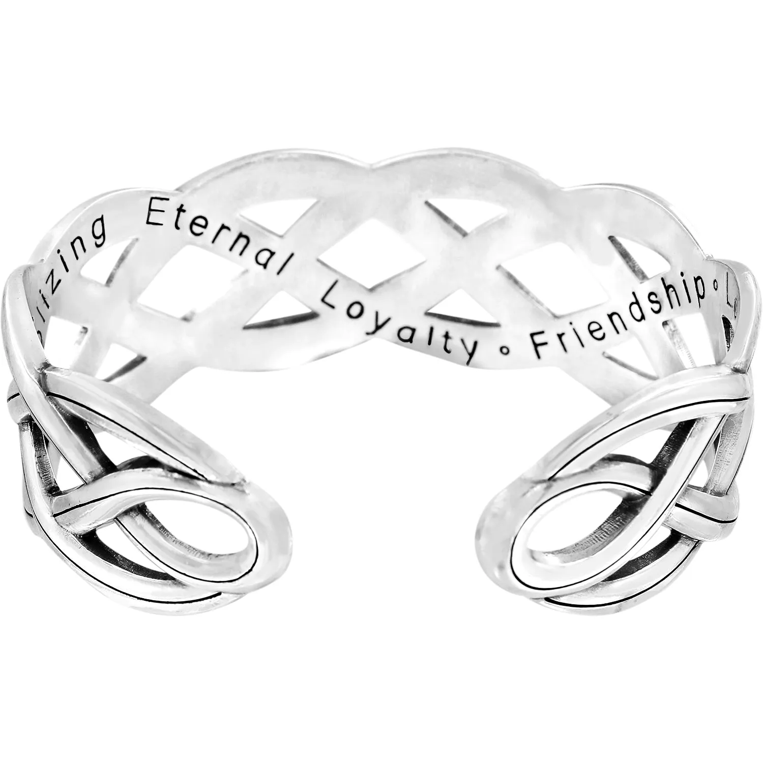 Brighton Interlok Braid Cuff Bracelet