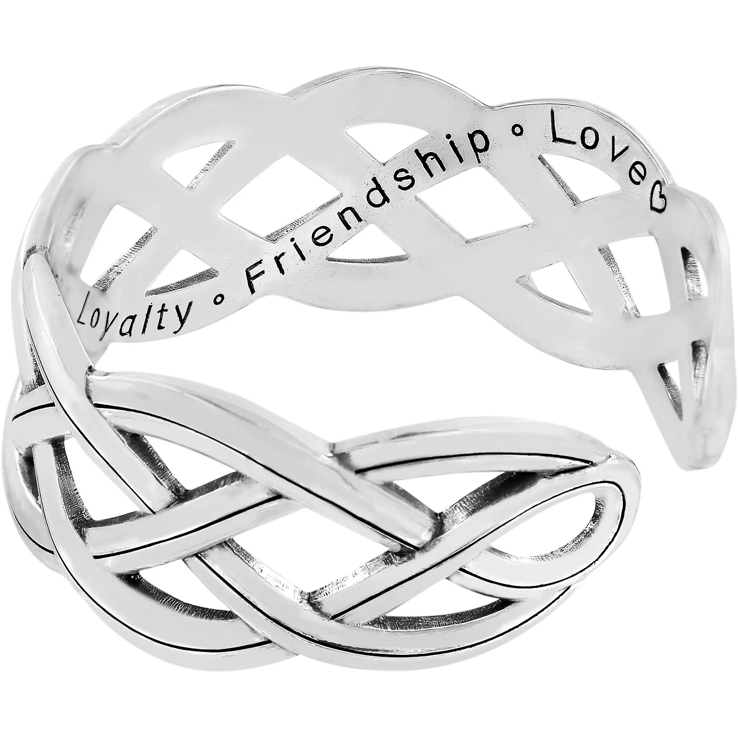 Brighton Interlok Braid Cuff Bracelet