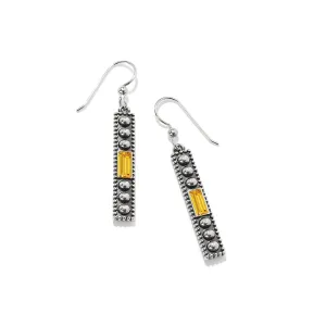 Brighton Pretty Tough Gem French Wire Earrings- Lt Topaz