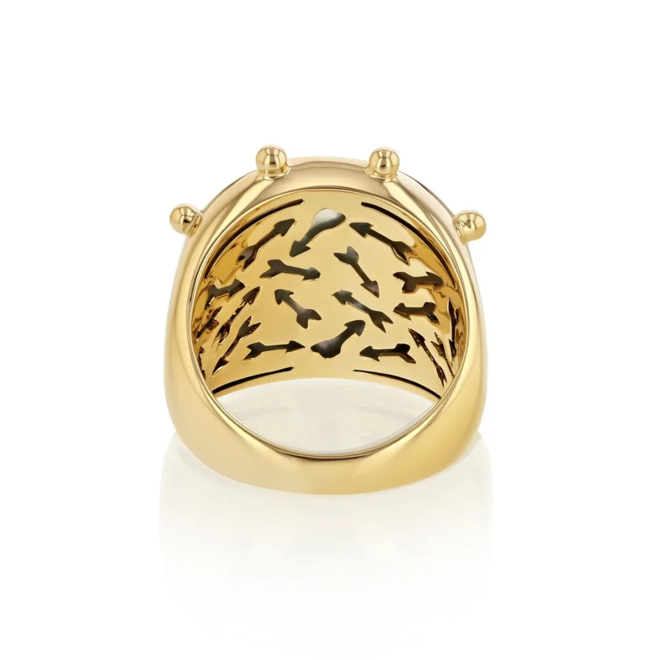 Bullseye Heart Ring