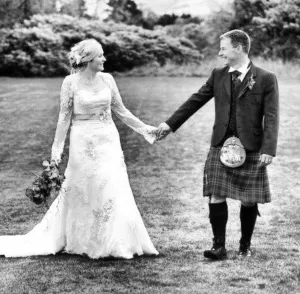 Caroline, Perthshire - comb, necklace, earrings & veil