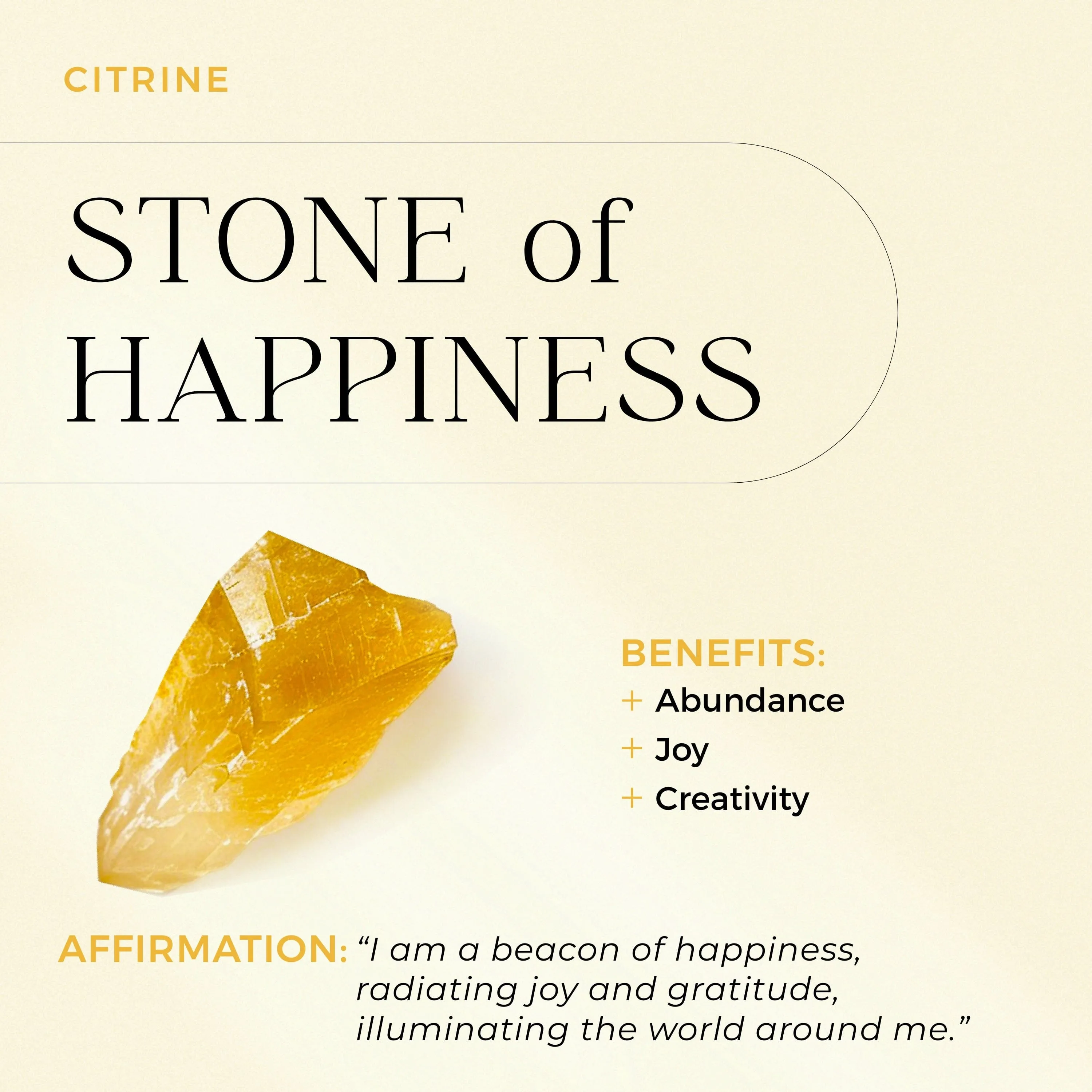 Citrine Necklace - Solitaire
