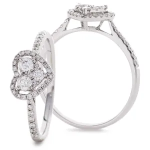 Classic Cocktail Cluster Ring 0.45ct
