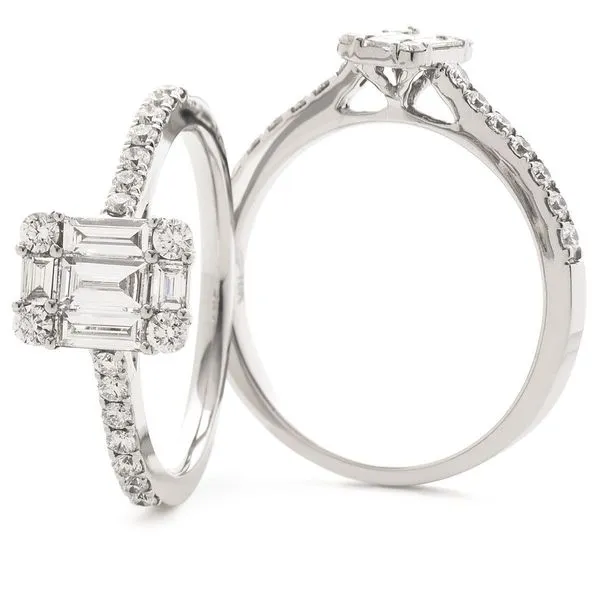 Classic Cocktail Cluster Ring 0.50ct - 0.90ct