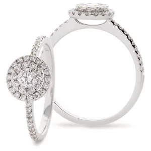 Classic Cocktail Cluster Ring 0.50ct