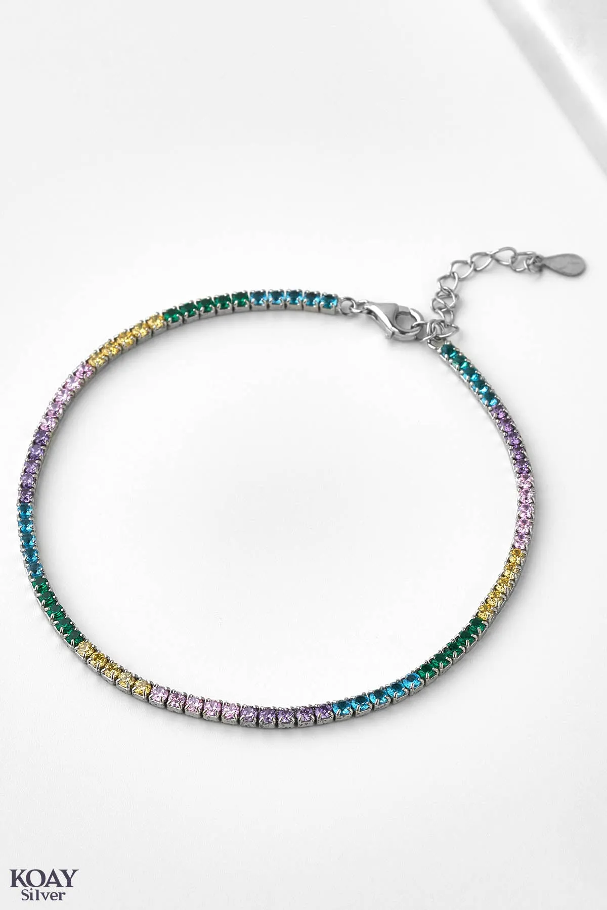 Colored Tennis (03) Bracelet