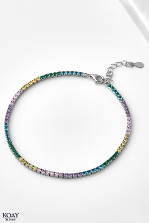 Colored Tennis (03) Bracelet