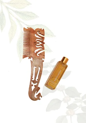 Comb & Hair Oil Combo