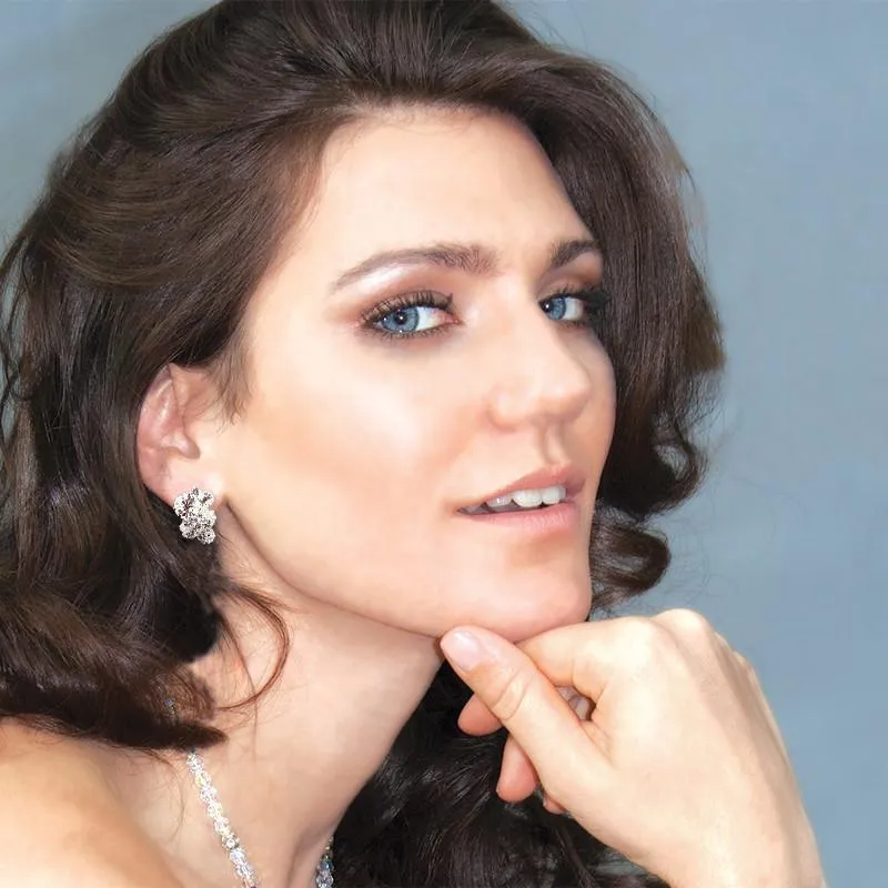 Crystal Cluster Earrings