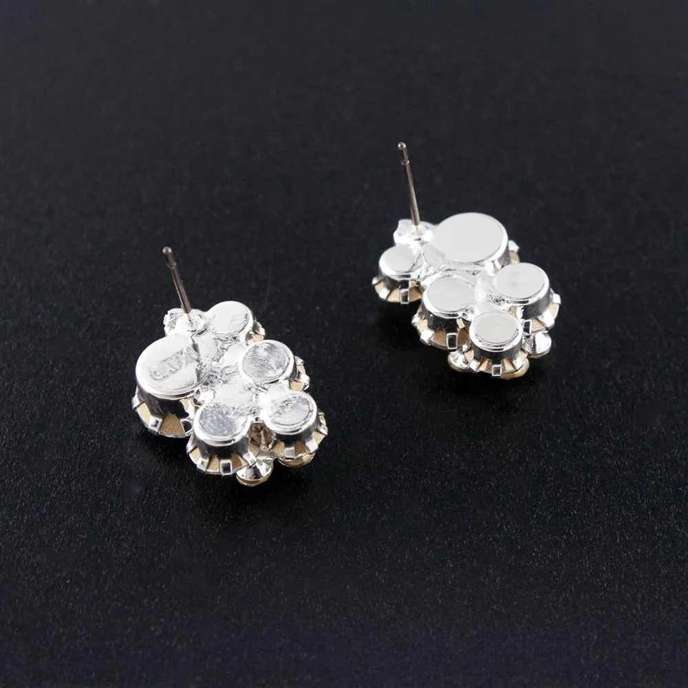 Crystal Cluster Earrings