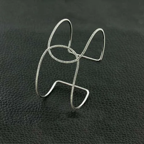 Delicate Diamond Cuff Bracelet