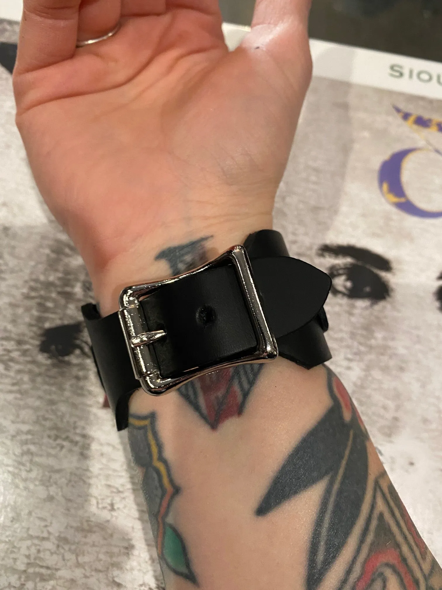 Double Bondage Ring Wristband