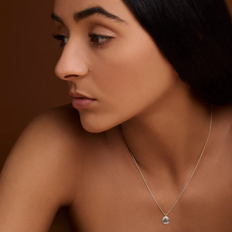 Dune Necklace, Silver