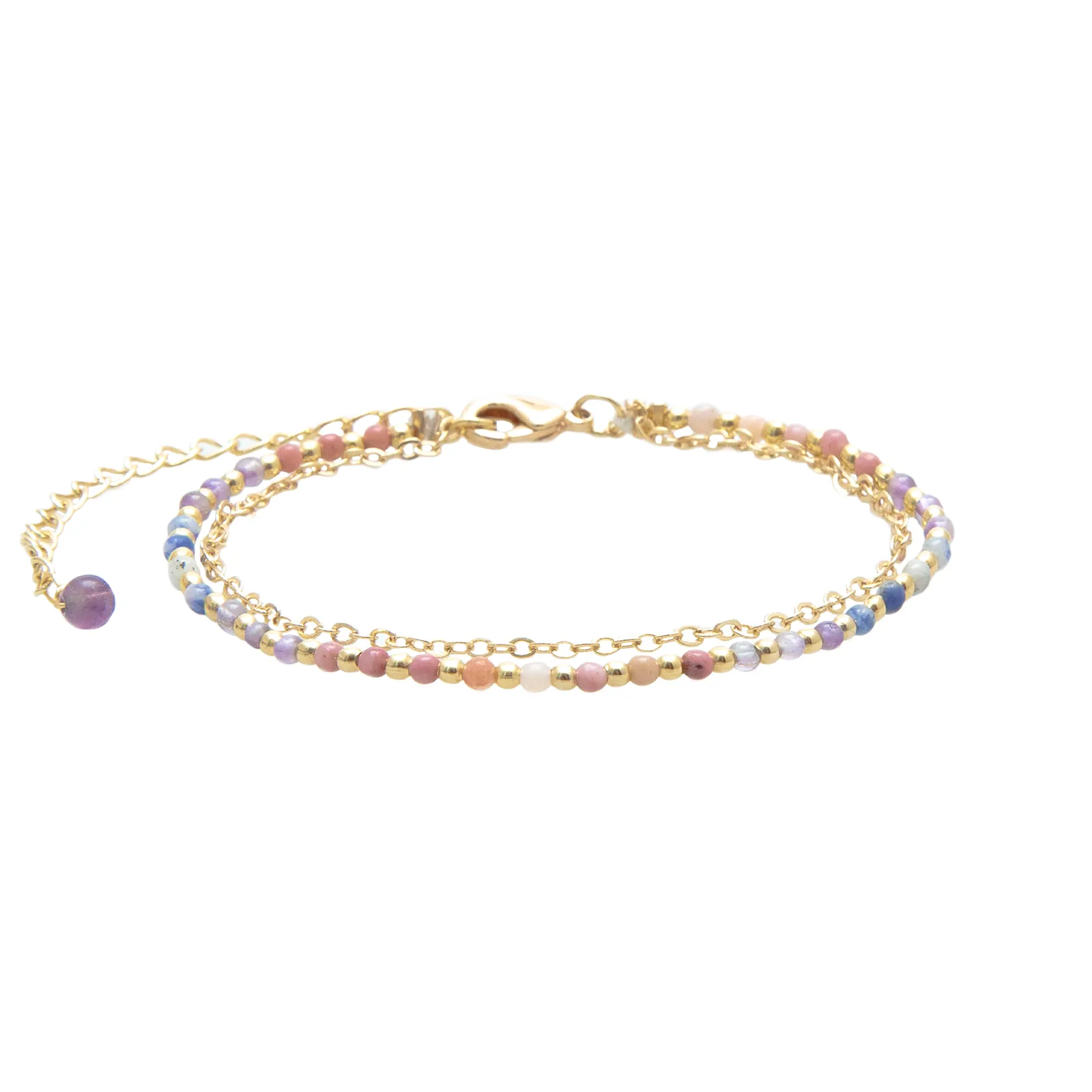 Energy Healer 2mm 2mm Necklace   Layered Bracelet Set