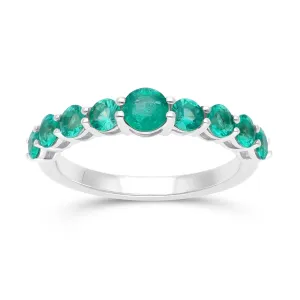 Esmeralda Stackable Ring - WG