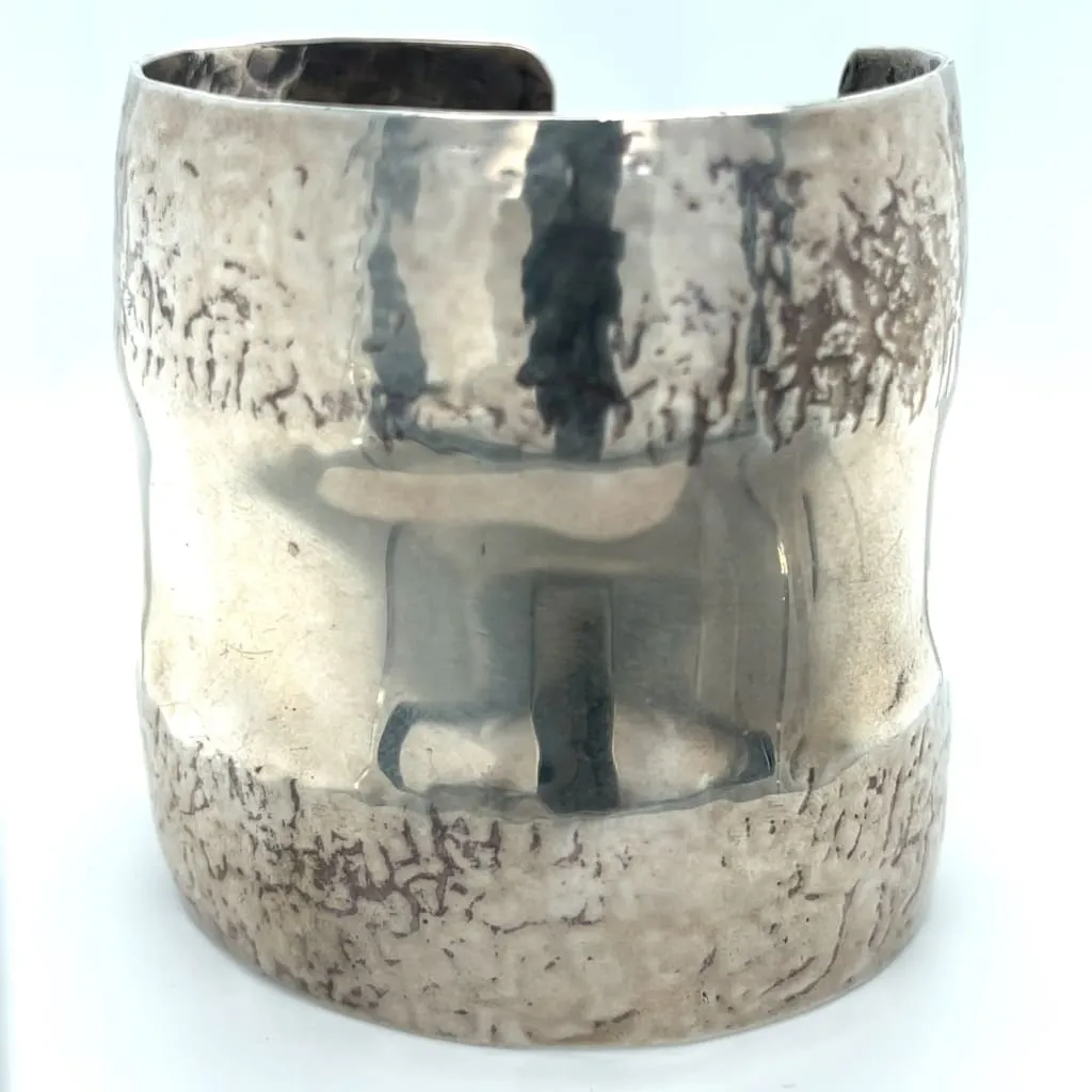 Estate Silver Cuff Bracelet at Regard Jewelry in Austin, Texas