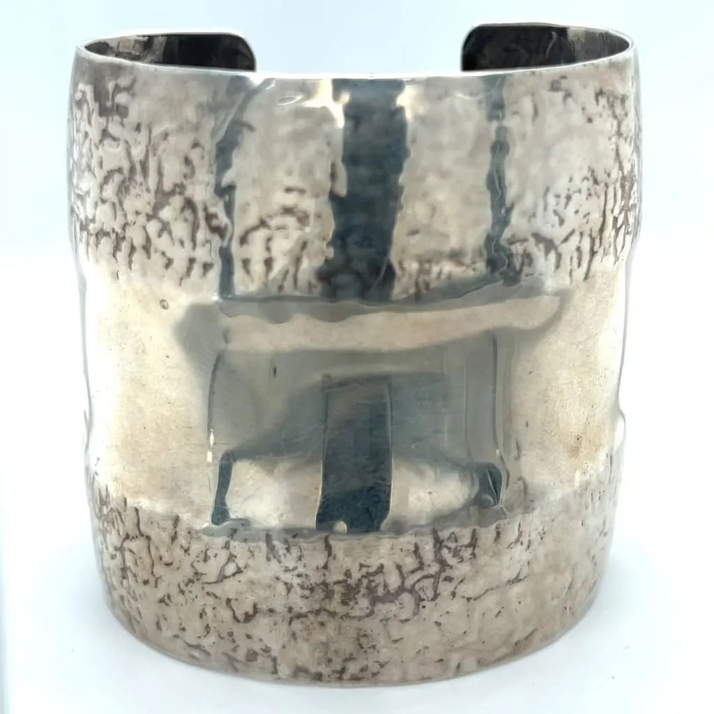 Estate Silver Cuff Bracelet at Regard Jewelry in Austin, Texas