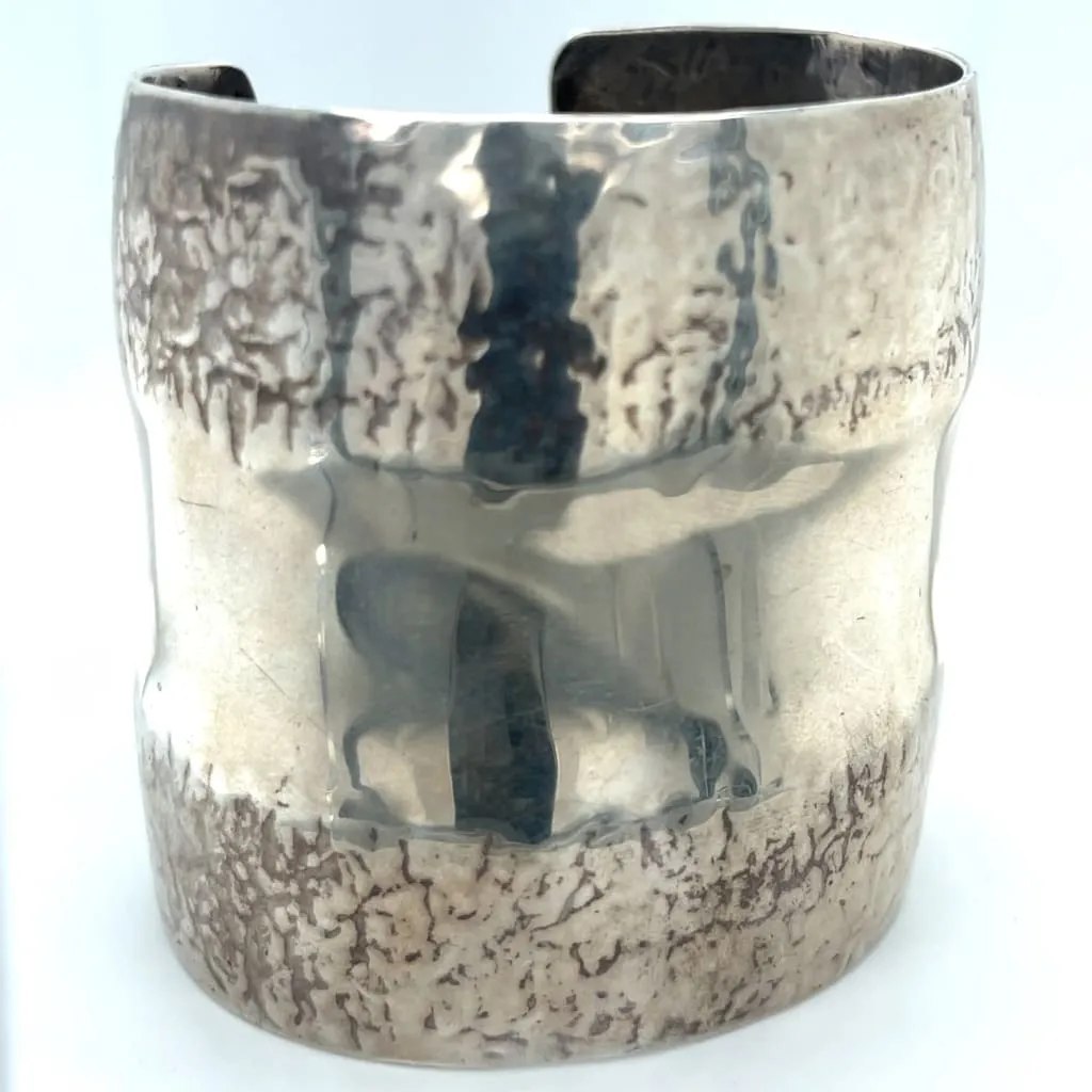 Estate Silver Cuff Bracelet at Regard Jewelry in Austin, Texas