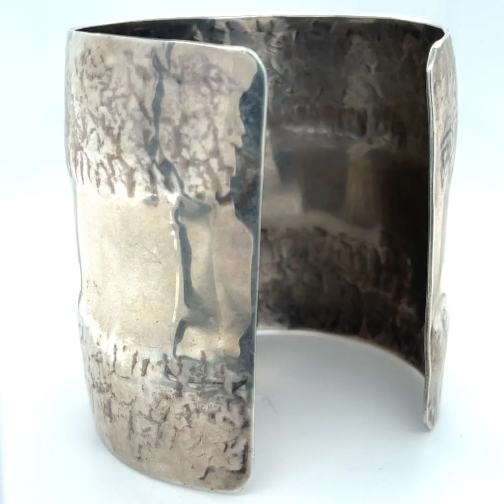 Estate Silver Cuff Bracelet at Regard Jewelry in Austin, Texas