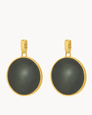 Eternity Hematite Statement Earring Pendants