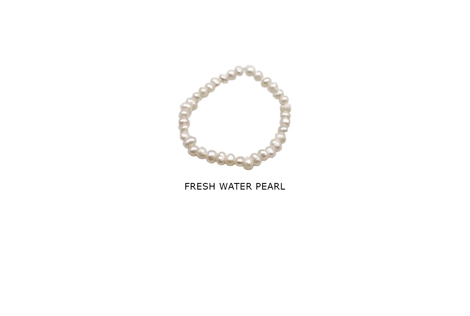 FWPR1002 Rounded Fresh Water Pearl  Ring