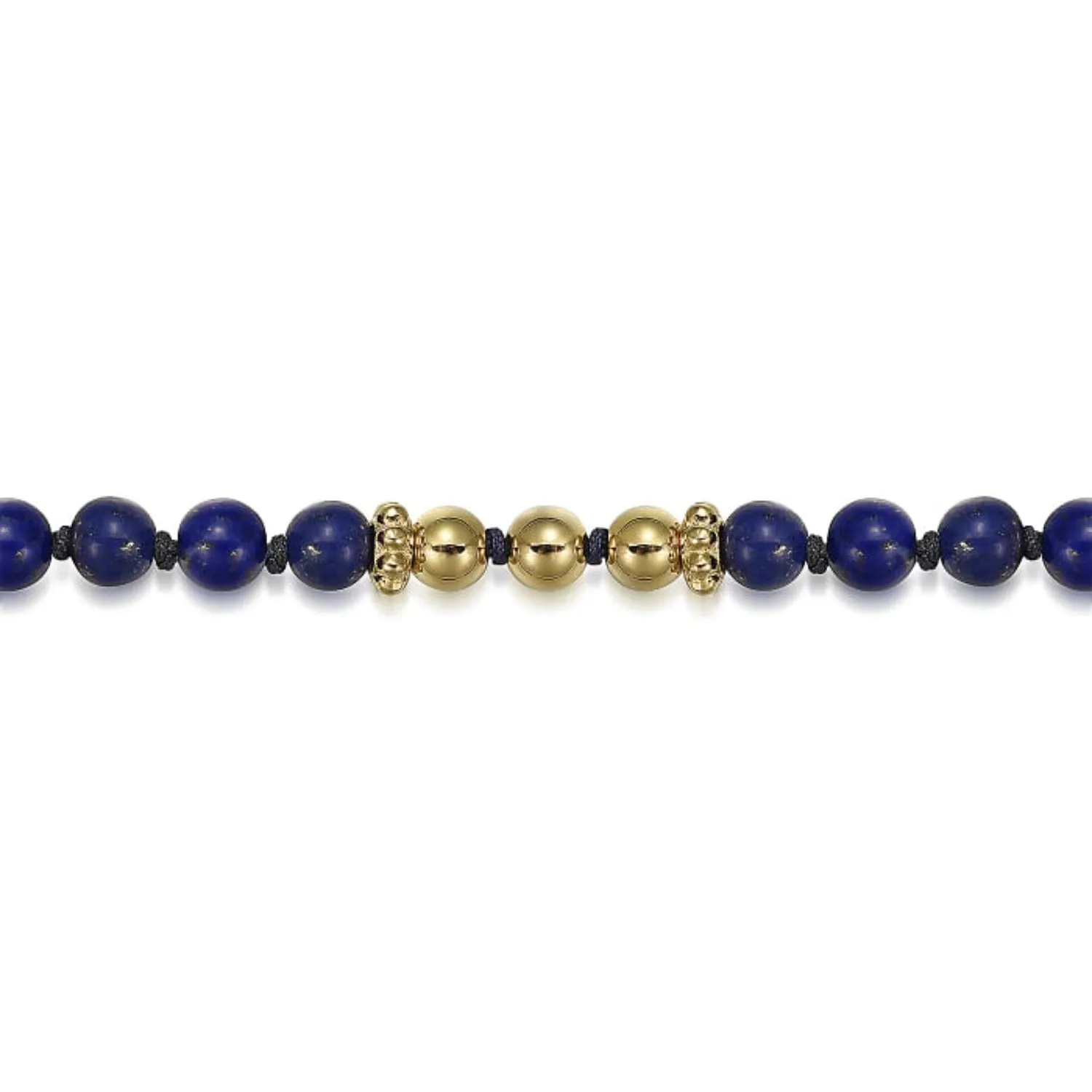 Gabriel & Co. Gold Beaded Gemstone Bracelet
