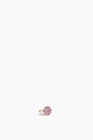 Gem Dot Single Stud in 14K Yellow Gold
