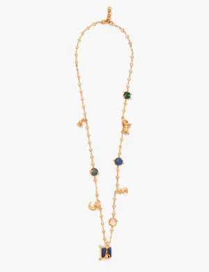 Gemini Vintage Celestial Halo Necklace