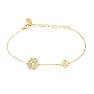 Georgini A Christmas Journey Follow The Star Bracelet Gold
