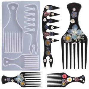 Hair Pick Comb Resin Mold, Unique Mold