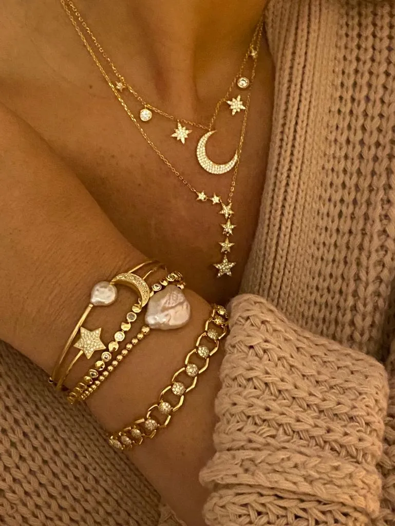 Icandirocks Erica Eternity Bracelet in Gold